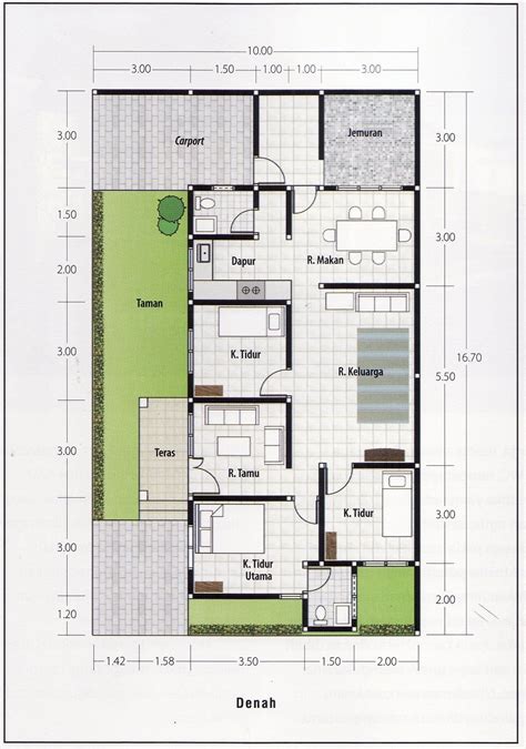 desain rumah sederhana kamar 4