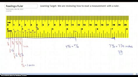 How To Read Measurements On A Ruler. - Printable Ruler Actual Size