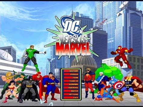 DC vs Marvel MUGEN - YouTube