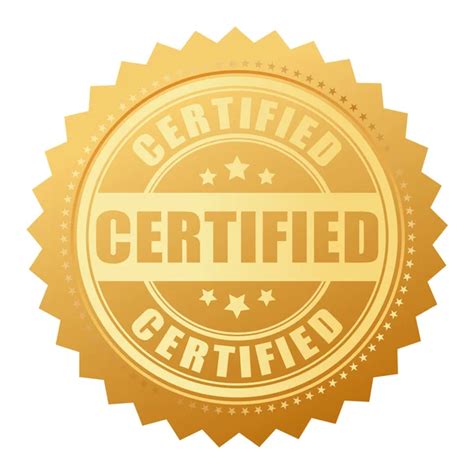 Certification Stock Vectors, Royalty Free Certification Illustrations | Depositphotos®