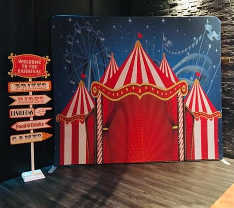 Circus Tent Backdrop - Circus Theme