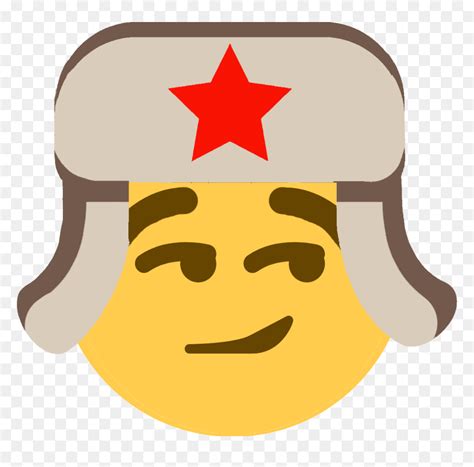 Smirk Russian Discord Emoji - Soviet Flag Emoji Discord, HD Png Download - vhv