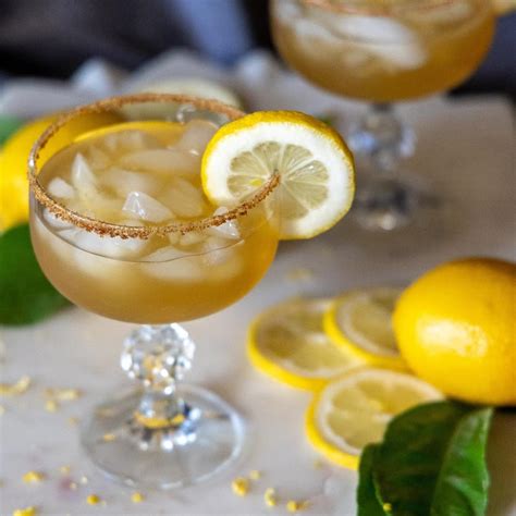 Lemon Crush | Lemon Vodka Cocktail Recipe | G-Free Foodie