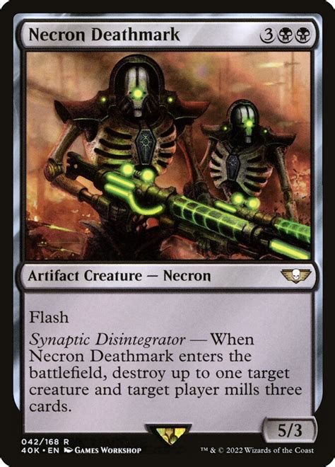 Necron Deathmark - Warhammer 40,000 Commander - MTG Print