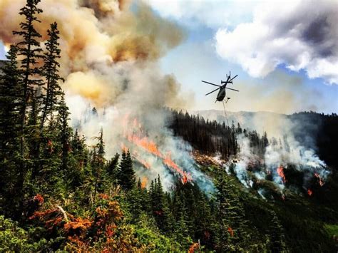 Wildfires in Canada: 100+ helicopters fighting fires in B.C. as province declares state of ...