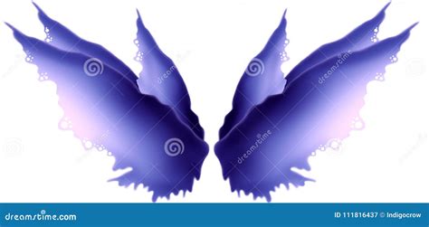 Purple Hued Fairy Wings stock image. Illustration of mystic - 111816437