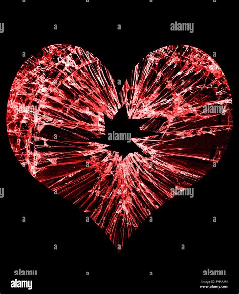 Broken Glass Heart Wallpaper