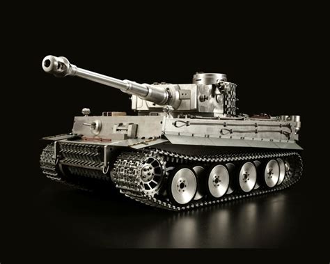 1/6 Large Scale German Tiger I RC Tank Airsoft 2.4GHz 100% Metal - Zandatoys