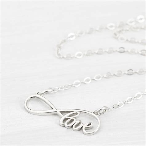 Infinity Love Necklace, Love Infinity Necklace, Infinity Jewelry, Love Jewelry, Infinity Symbol ...