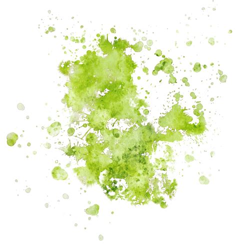 Download Green Paint Splatter Png