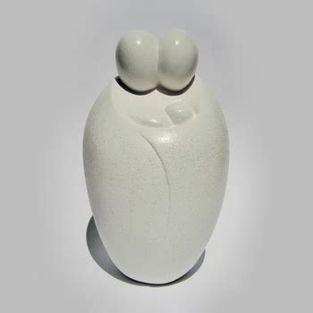 White Marble Sculpture Family - NZ : Shop All Art at The Vault NZ