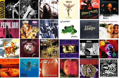 Grunge Albums by Cover Art Quiz - By evanmurph