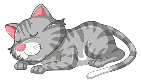 Sleeping Cat Vector Art, Icons, and Graphics for Free Download