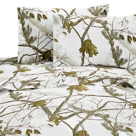 Realtree AP Snow Camo Bedding | Realtree Snow Camo Sheet Sets