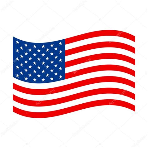 American flag vector icon Stock Vector Image by ©briangoff #101106160