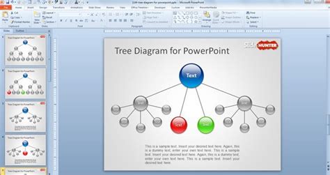 Free Tree Diagram for PowerPoint