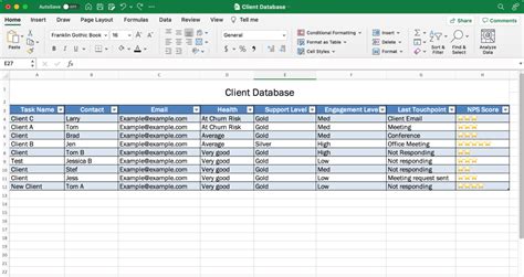 How to Create a Database in Excel (With Templates and Examples ...