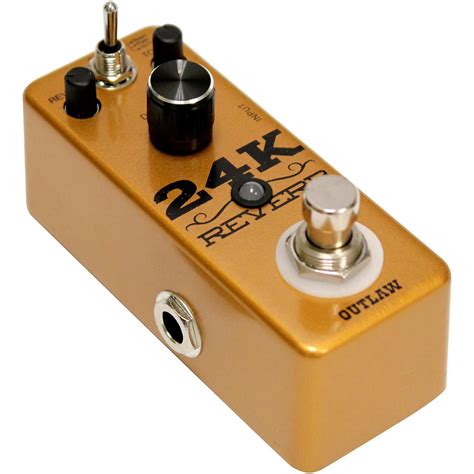 Outlaw Effects 24K Guitar Reverb Pedal | Musician's Friend