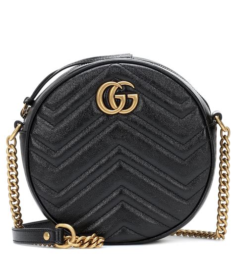 Gucci Marmont Mini Round Shoulder Bag Review | semashow.com