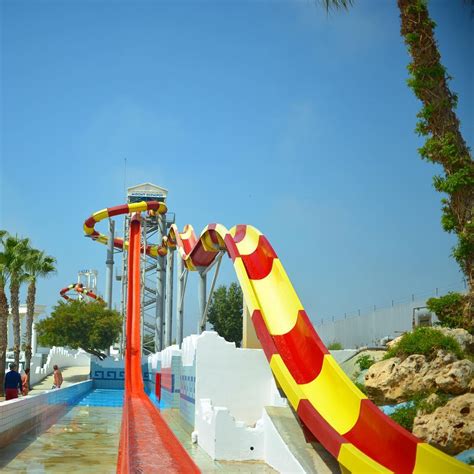 Kamikaze Slides at WaterWorld Themed Waterpark - Ayia Napa - WaterWorld WaterPark