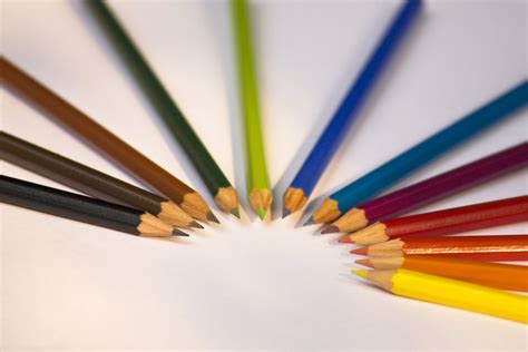 Wooden pencils in line Free Photo Download | FreeImages