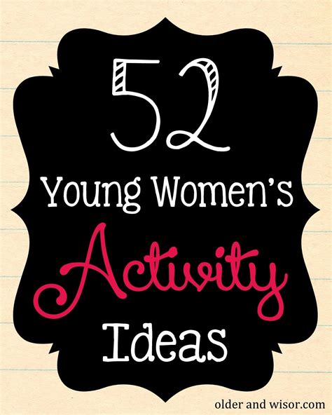 10 Awesome Lds Young Women Activity Ideas 2024