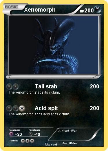 Pokémon Xenomorph 282 282 - Tail stab - My Pokemon Card