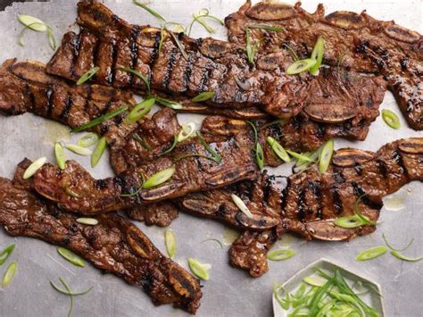 Kalbi (Korean Barbequed Beef Short Ribs) Recipe | Food Network