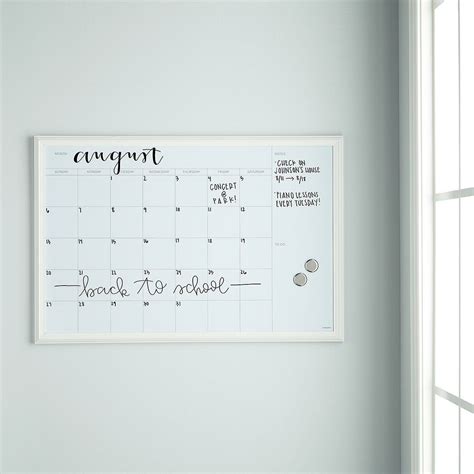 Symple Stuff Magnetic Calendar/Planner Whiteboard 30" x 20" & Reviews | Wayfair