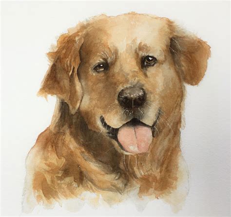 Watercolor Lesson - How to Paint a Dog