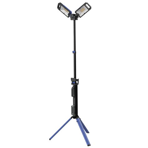 5,000 Lumen Rechargeable Dual Head LED Tripod Work Light