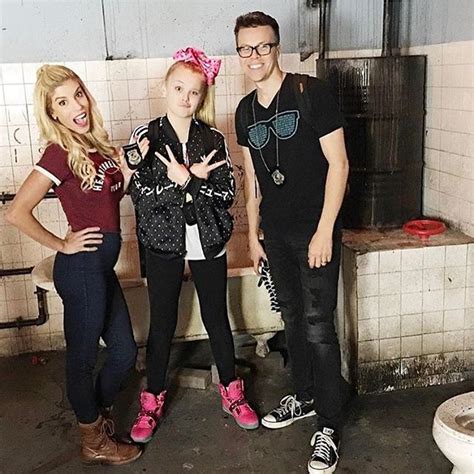 JoJo with her friends Rebecca and Matt today. They did another escape room together 😂 #dancemoms ...