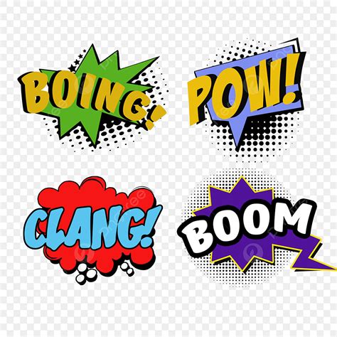 Boom Pow PNG Transparent Images Free Download | Vector Files | Pngtree