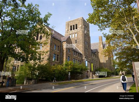 Law School Cornell University Campus Ithaca New York Finger Lakes Region Stock Photo - Alamy