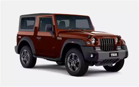 Mahindra Thar Colours 2024 - Variant-Wise Color Options