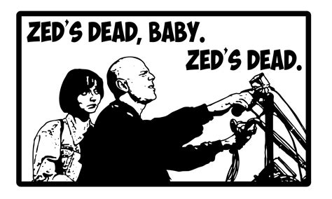 Zed's Dead baby 5"x3" Decal, Pulp Fiction Decal (Reflective, or ...