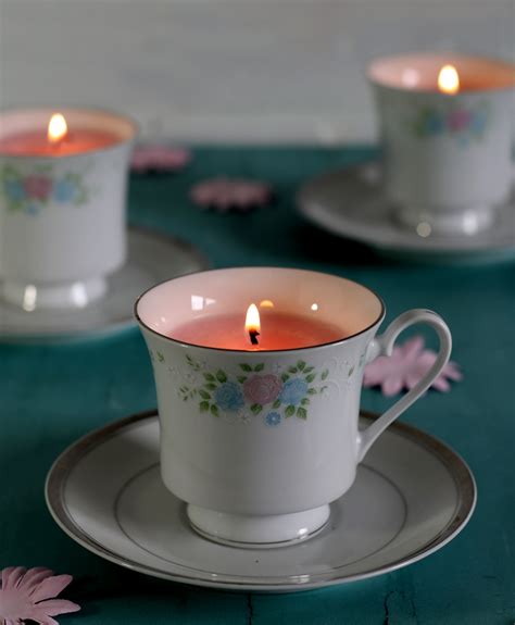 DIY Tea Cup Candles