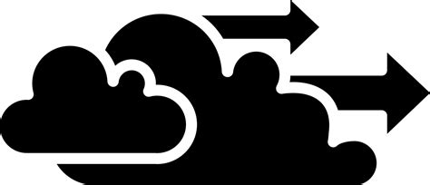 Illustration of cloudy icon in black color. 24276451 Vector Art at Vecteezy