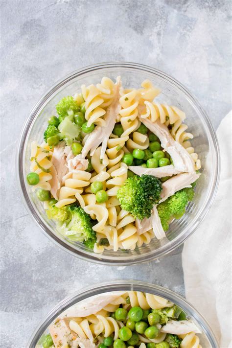 Cold Chicken Pasta with Broccoli and Peas - Carmy - Easy Healthy-ish ...