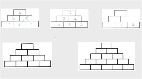 Blank Pyramid Of Numbers