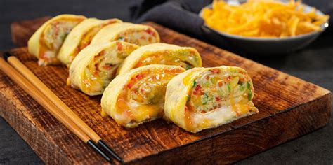 Rainbow Korean Egg Rolls | Sargento