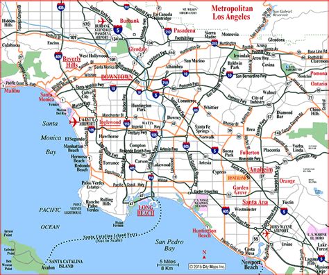 Los Angeles Metro Map - TravelsFinders.Com