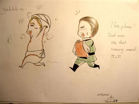 Thor and Loki in their childhood part 1 by Lad1991 on DeviantArt