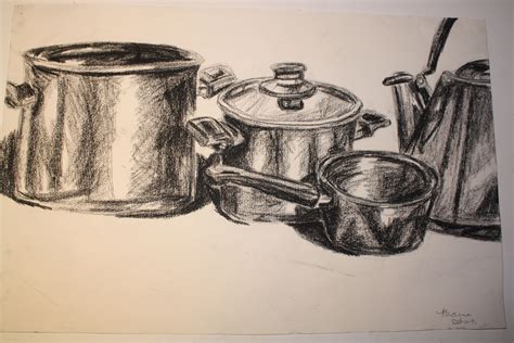 Pots And Pans Sketch at PaintingValley.com | Explore collection of Pots And Pans Sketch