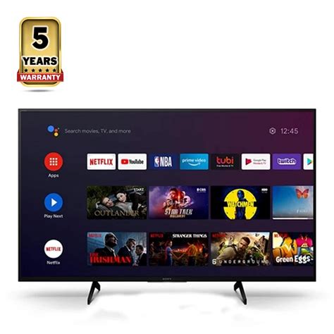 SONY KD-49x8000H 4K Ultra HD Android LED Smart TV - 49 Inch - Black