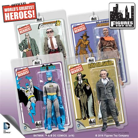 Batman Retro 8 Inch Action Figures Series 4: Set of all 4