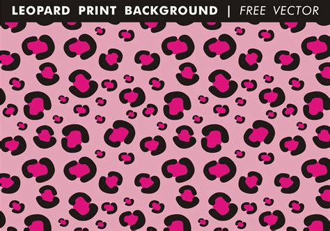 Girly Leopard Print Background Free Vector - Download Free Vector Art, Stock Graphics & Images