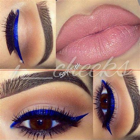 Blue Eyeliner Makeup Ideas and Looks- Step by Step Tutorial | Style.Pk