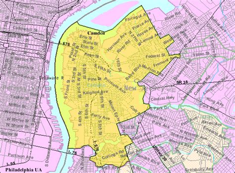 Camden Map Region Political | Map of London Political Regional