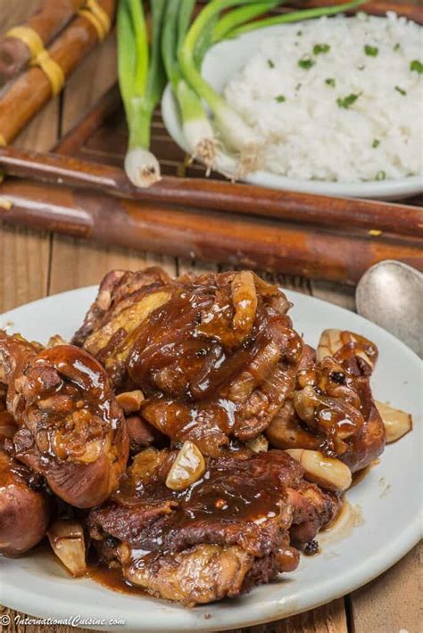 Chicken Adobo (An Authentic Filipino Dish Adobong Manok) - International Cuisine